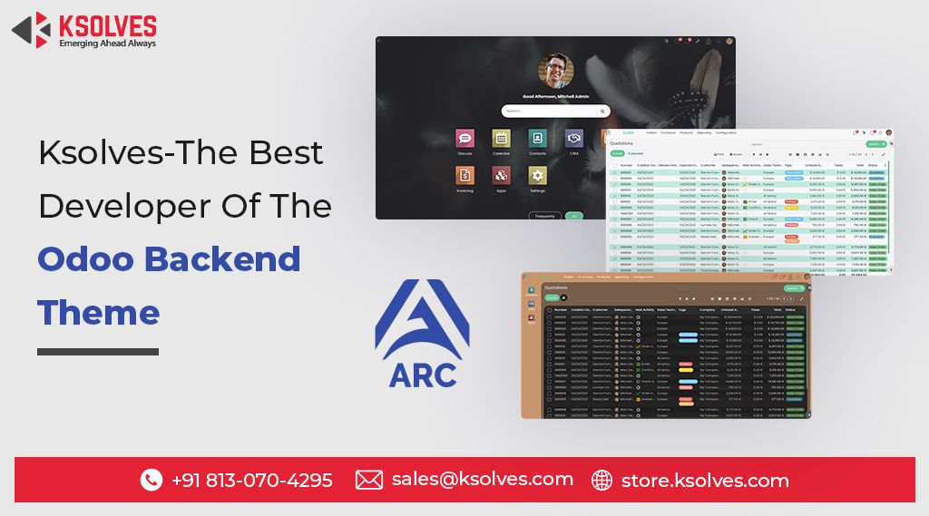 Ksolves- the Best Developer of the Odoo Backend Theme